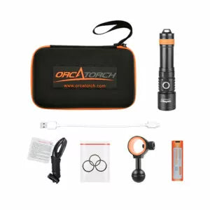 OrcaTorch D710V photo video diving light